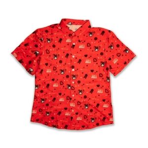 Toshikigirl Welcome to Hell Button Up Shirt XL